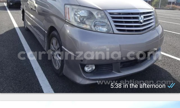 Buy Import Toyota Alphard Silver Car in Dar es Salaam in Dar es Salaam