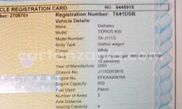 Buy Used Daihatsu Terios White Car in Dar es Salaam in Dar es Salaam Buy Used Daihatsu Terios White Car in Dar es Salaam in Dar es Salaam