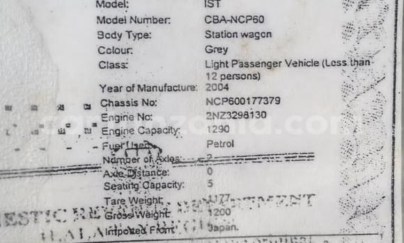 Buy Used Toyota IST Silver Car in Dar es Salaam in Dar es Salaam Buy Used Toyota IST Silver Car in Dar es Salaam in Dar es Salaam