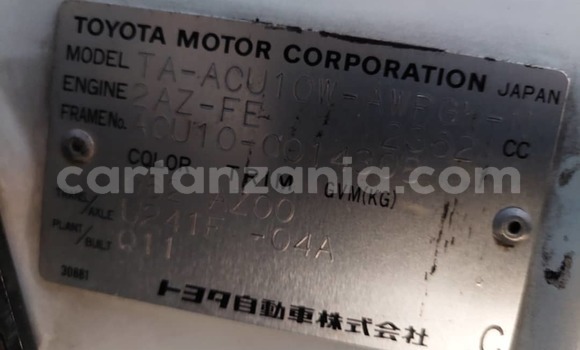 Nunua Ilio tumika Toyota Harrier Nyeupe Gari ndani ya Dar es Salaam nchini Dar es Salaam Nunua Ilio tumika Toyota Harrier Nyeupe Gari ndani ya Dar es Salaam nchini Dar es Salaam