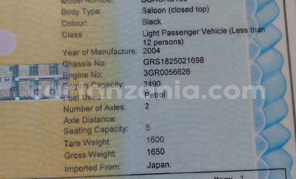 Buy Used Toyota Crown Black Car in Dar es Salaam in Dar es Salaam Buy Used Toyota Crown Black Car in Dar es Salaam in Dar es Salaam