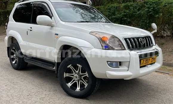 Buy Used Toyota Land Cruiser Prado White Car in Dar es Salaam in Dar es Salaam