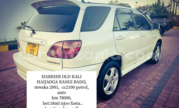 Buy Used Toyota Harrier White Car in Dar es Salaam in Dar es Salaam