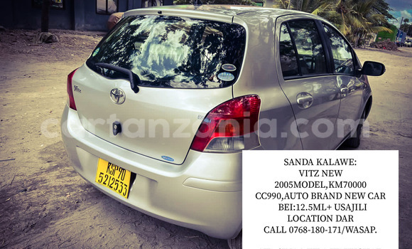 Buy New Toyota Vitz Silver Car in Dar es Salaam in Dar es Salaam