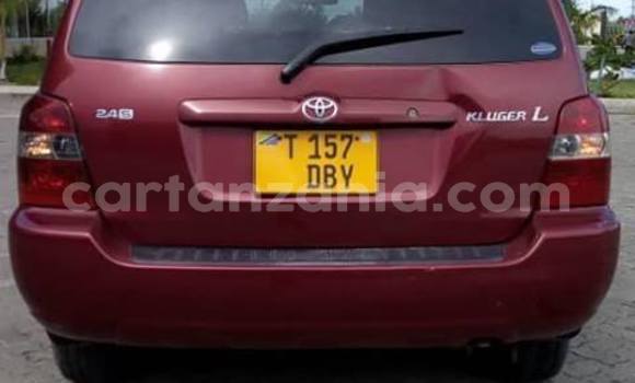 Buy Used Toyota Kluger Red Car in Dar es Salaam in Dar es Salaam Buy Used Toyota Kluger Red Car in Dar es Salaam in Dar es Salaam