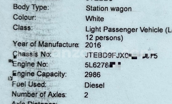 Buy Used Toyota Land Cruiser Prado White Car in Dar es Salaam in Dar es Salaam Buy Used Toyota Land Cruiser Prado White Car in Dar es Salaam in Dar es Salaam
