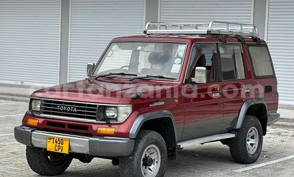 Buy Used Toyota Prado Red Car in Dar es Salaam in Dar es Salaam