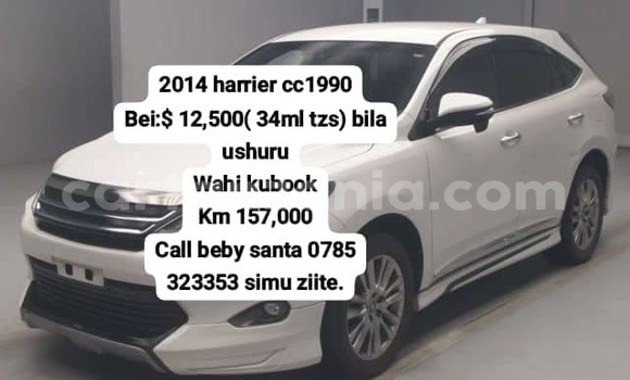 Nunua Ilio tumika Toyota Harrier Nyeupe Gari ndani ya Bariadi nchini Simiyu