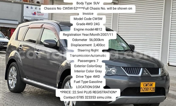 Buy New Mitsubishi Outlander Silver Car in Dar es Salaam in Dar es Salaam Buy New Mitsubishi Outlander Silver Car in Dar es Salaam in Dar es Salaam