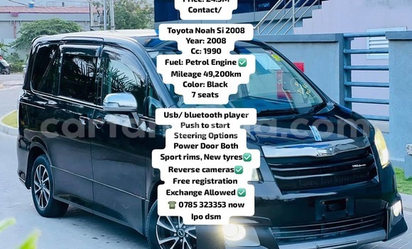 Nunua Mpya Toyota Noah Nyeusi Gari ndani ya Dar es Salaam nchini Dar es Salaam