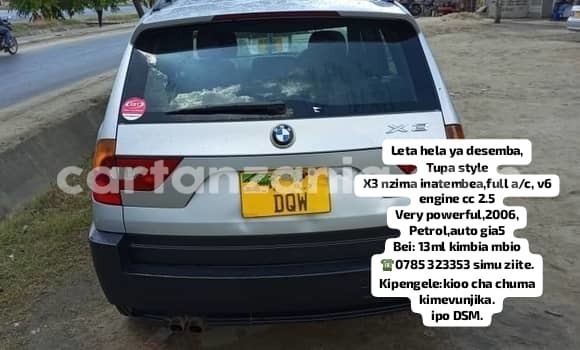 Buy Used BMW X3 Silver Car in Dar es Salaam in Dar es Salaam Buy Used BMW X3 Silver Car in Dar es Salaam in Dar es Salaam
