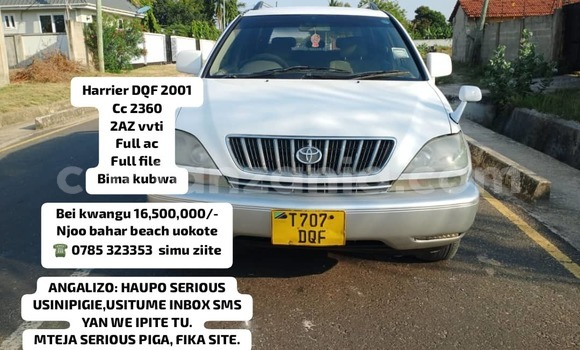 Buy Used Toyota Harrier Silver Car in Dar es Salaam in Dar es Salaam