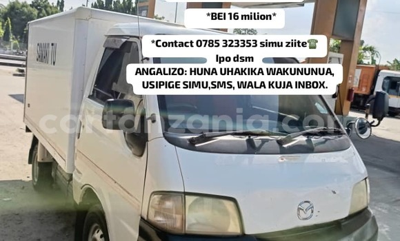 Buy Used Mazda Bongo White Car in Dar es Salaam in Dar es Salaam