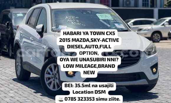Nunua Mpya Mazda CX-5 Nyeupe Gari ndani ya Dar es Salaam nchini Dar es Salaam