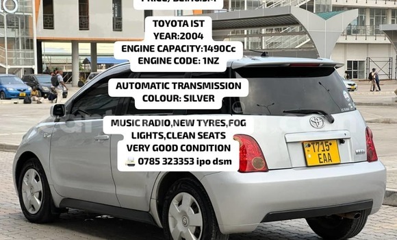 Buy Used Toyota IST Silver Car in Dar es Salaam in Dar es Salaam