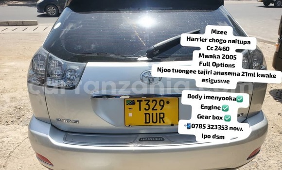 Buy Used Toyota Harrier Silver Car in Dar es Salaam in Dar es Salaam Buy Used Toyota Harrier Silver Car in Dar es Salaam in Dar es Salaam