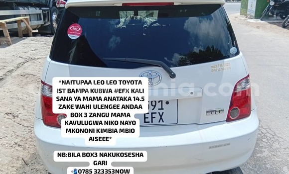 Buy Used Toyota IST White Car in Dar es Salaam in Dar es Salaam