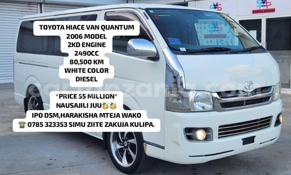 Buy New Toyota Hiace White Car in Dar es Salaam in Dar es Salaam
