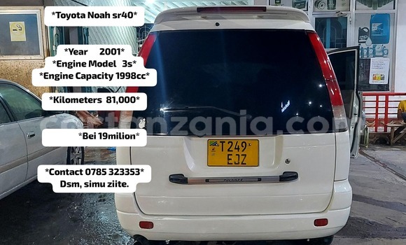 Buy New Toyota Noah White Car in Dar es Salaam in Dar es Salaam