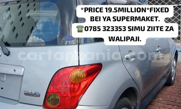 Buy New Toyota IST Silver Car in Dar es Salaam in Dar es Salaam