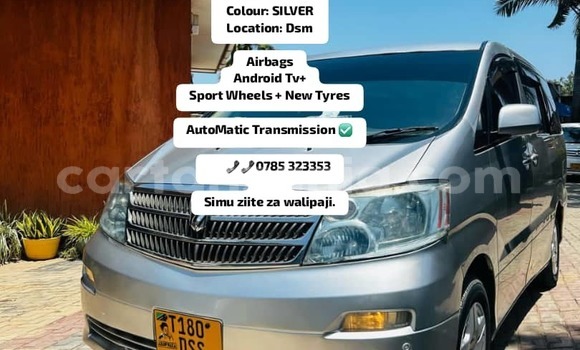 Buy Used Toyota Alphard Silver Car in Dar es Salaam in Dar es Salaam