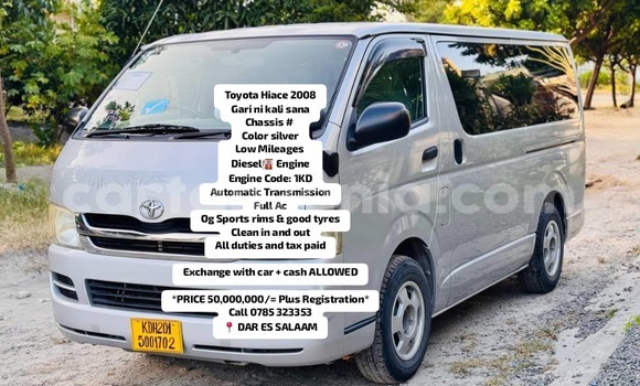 Buy New Toyota Hiace Silver Car in Dar es Salaam in Dar es Salaam