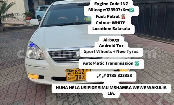 Buy Used Toyota Premio White Car in Dar es Salaam in Dar es Salaam