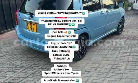 Buy Used Toyota Raum Blue Car in Dar es Salaam in Dar es Salaam Buy Used Toyota Raum Blue Car in Dar es Salaam in Dar es Salaam
