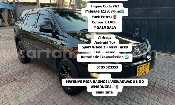 Nunua Ilio tumika Toyota Harrier Nyeusi Gari ndani ya Dar es Salaam nchini Dar es Salaam