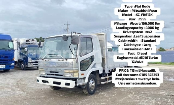 Buy New Mitsubishi Fuso Fighter Silver Truck in Dar es Salaam in Dar es Salaam Buy New Mitsubishi Fuso Fighter Silver Truck in Dar es Salaam in Dar es Salaam