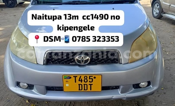 Buy Used Toyota Rush Silver Car in Dar es Salaam in Dar es Salaam