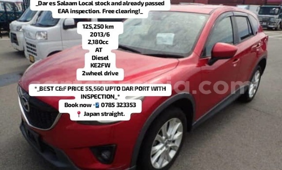 Nunua Imported Mazda CX-5 Nyekundu Gari ndani ya Dar es Salaam nchini Dar es Salaam