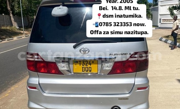 Buy Used Toyota Alphard Silver Car in Dar es Salaam in Dar es Salaam