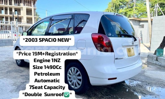 Buy New Toyota Spacio White Car in Dar es Salaam in Dar es Salaam