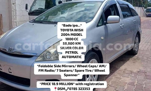 Buy New Toyota Wish Silver Car in Dar es Salaam in Dar es Salaam
