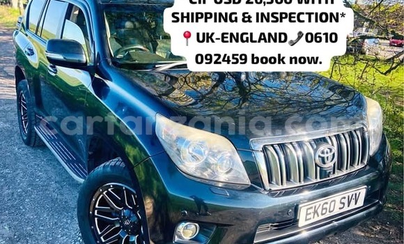 Buy Import Toyota Prado Black Car in Dar es Salaam in Dar es Salaam