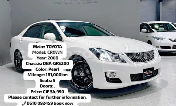 Buy Import Toyota Crown White Car in Dar es Salaam in Dar es Salaam