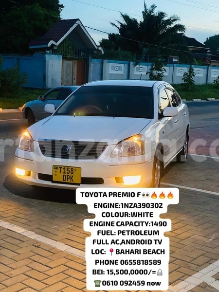 Big with watermark toyota premio dar es salaam dar es salaam 29412