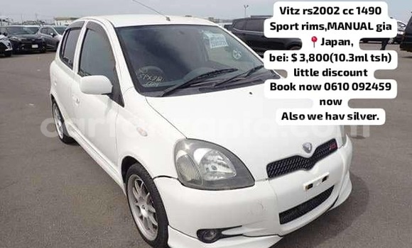 Buy Import Toyota Vitz White Car in Dar es Salaam in Dar es Salaam