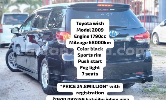 Buy New Toyota Wish Black Car in Dar es Salaam in Dar es Salaam Buy New Toyota Wish Black Car in Dar es Salaam in Dar es Salaam