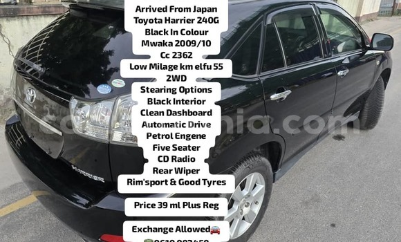 Buy New Toyota Harrier Black Car in Dar es Salaam in Dar es Salaam