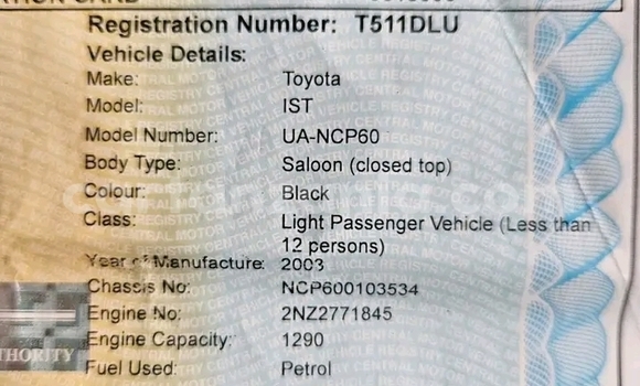 Buy Used Toyota IST Other Car in Bariadi in Simiyu Buy Used Toyota IST Other Car in Bariadi in Simiyu