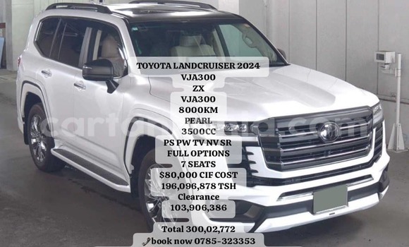 Buy Import Toyota Land Cruiser White Car in Dar es Salaam in Dar es Salaam
