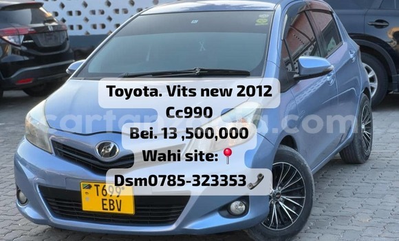 Buy Used Toyota Vitz Blue Car in Dar es Salaam in Dar es Salaam Buy Used Toyota Vitz Blue Car in Dar es Salaam in Dar es Salaam