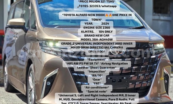 Buy New Toyota Alphard Other Car in Dar es Salaam in Dar es Salaam