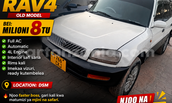Buy Used Toyota RAV4 White Car in Dar es Salaam in Dar es Salaam
