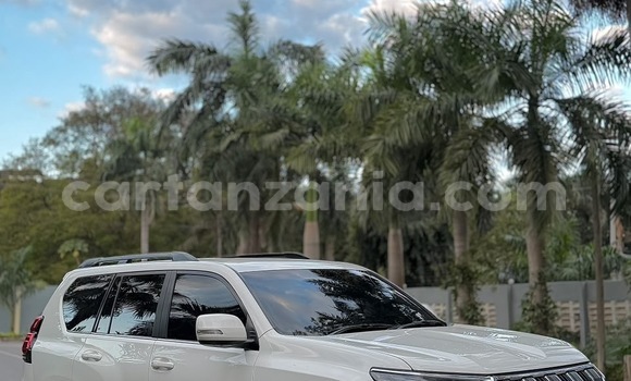 Buy Used Toyota Land Cruiser Prado White Car in Dar es Salaam in Dar es Salaam