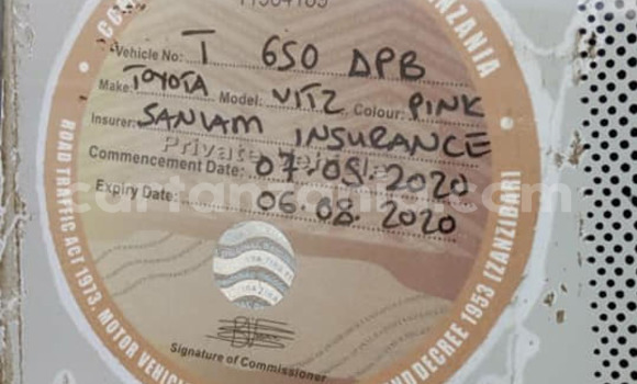 Buy Used Toyota Vitz Silver Car in Dar es Salaam in Dar es Salaam Buy Used Toyota Vitz Silver Car in Dar es Salaam in Dar es Salaam