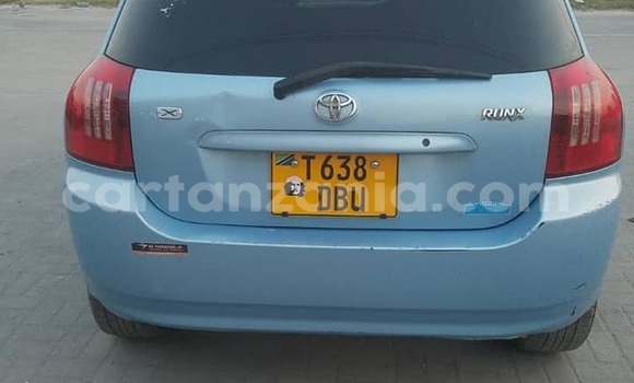 Buy Used Toyota Runx Blue Car in Dar es Salaam in Dar es Salaam Buy Used Toyota Runx Blue Car in Dar es Salaam in Dar es Salaam